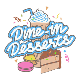 Dine-in Desserts Bradford logo.